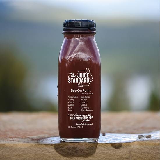 Order Bee on Point Juice 16oz food online from The Juice Standard store, Las Vegas on bringmethat.com