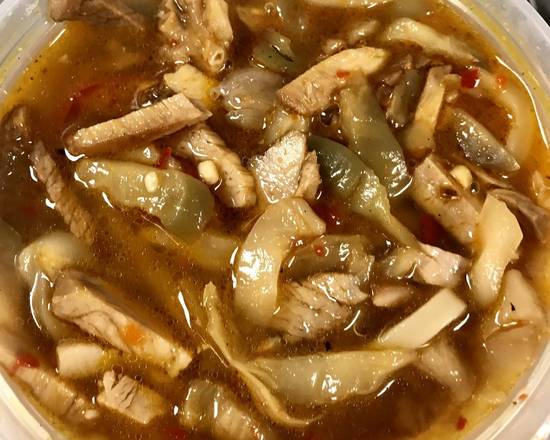 Order Pork with Pickled Radish Noodle Soup food online from Auntie Lee store, CHAMPAIGN on bringmethat.com