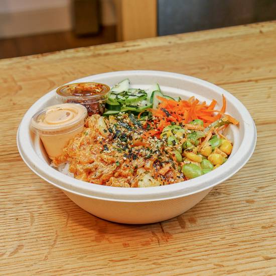Order Fire Luau Bowl food online from Poke By Love Art store, Boston on bringmethat.com