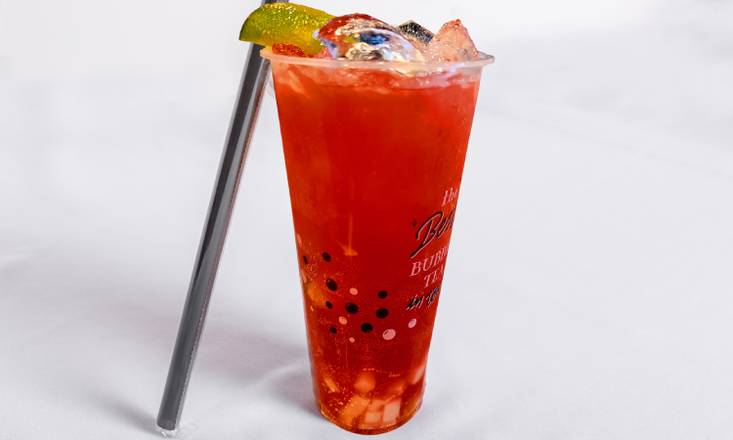 Order LUNCH KOBE STRAWBERRY BLISS WITH FRUIT JELLIES food online from Kobe Japanese Steakhouse store, Orlando on bringmethat.com