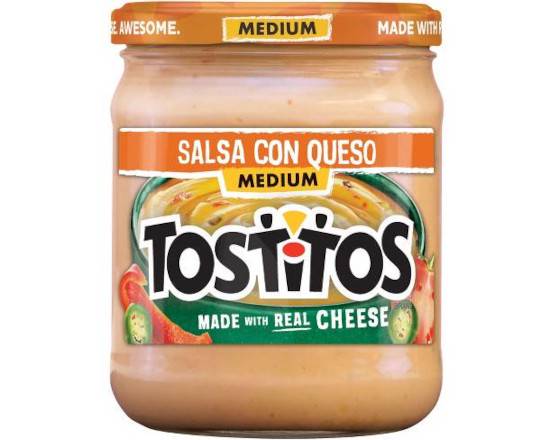 Order Tostitos Salsa Con Queso medium 15 oz food online from Silver Liquor Market store, Los Angeles on bringmethat.com