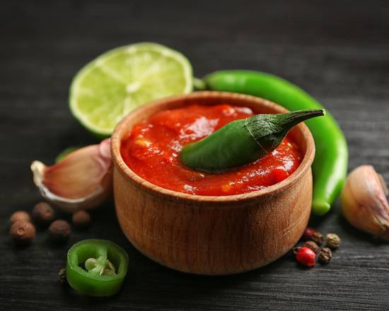 Order Side of Hot Sauce food online from Philly Fresh Cheesesteaks store, Irving on bringmethat.com
