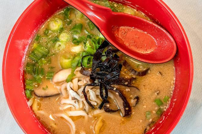 Order Kinoko Vegetarian  Ramen food online from Mecha Noodle Bar store, New Haven on bringmethat.com