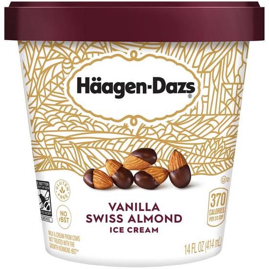 Order Haagen-Dazs Vanilla Swiss Almond Ice Cream, 14 OZ food online from Cvs store, LINCOLN on bringmethat.com