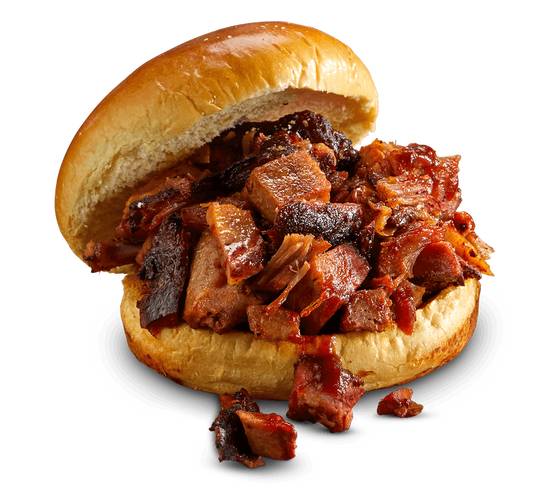Order Georgia Chopped Pork Sandwich food online from Famous Daves store, Ft. Myers on bringmethat.com