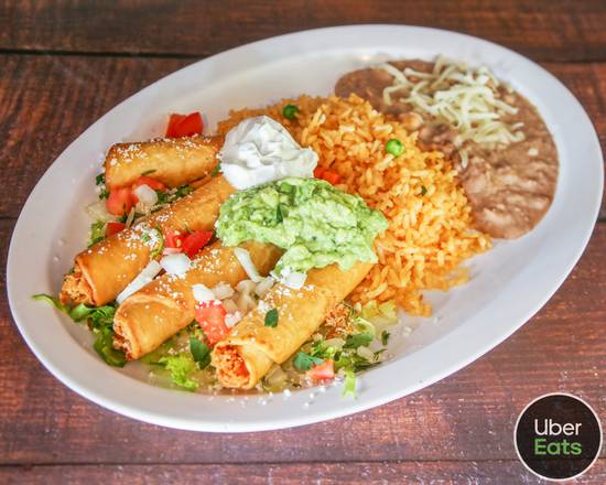 Order Taquitos Rancheros food online from Taqueria Jacarandas Mexican Food store, Seatac on bringmethat.com