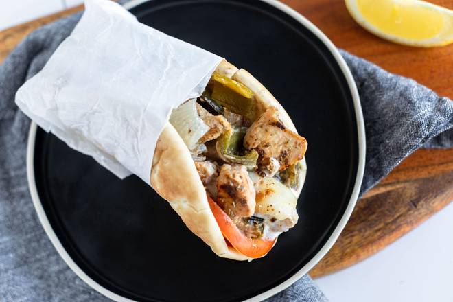 Order Greek Chicken Pita food online from Savory Salads store, Arlington Heights on bringmethat.com