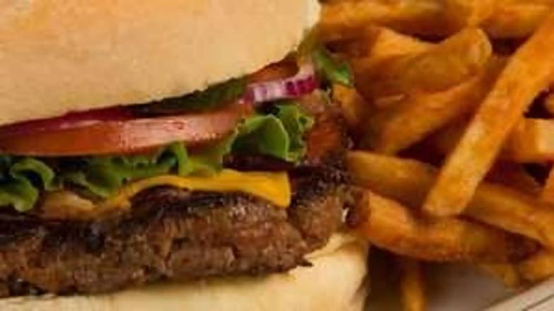 Order The Big Cheeseburger (1/2 lb) food online from Lumberjacks store, Petaluma on bringmethat.com