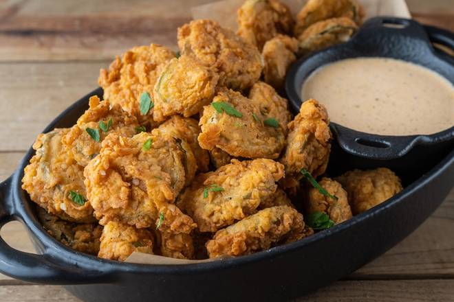 Order Hand Breaded Fried Pickles food online from Bar Louie store, Orlando on bringmethat.com