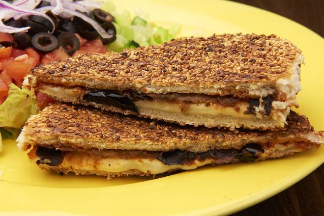 Order Eggplant Panini food online from Sunflower Cafe store, Lawrence on bringmethat.com