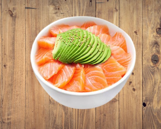 Chirachi saumon cru avocat