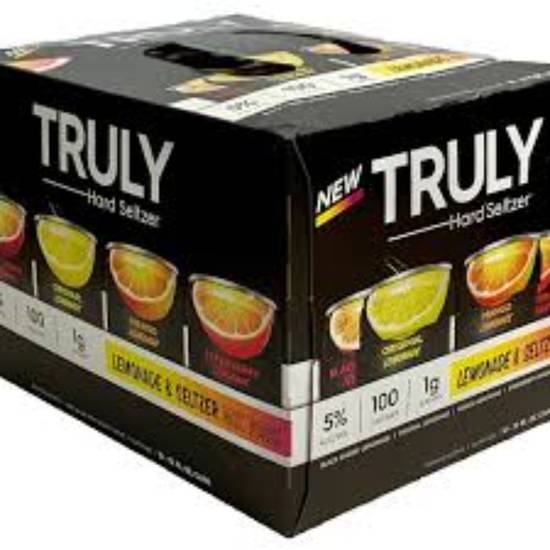Order Truly Lemonade mix pack Hard Seltzer  food online from Duke Liquor & Jr. Market store, Los Angeles on bringmethat.com
