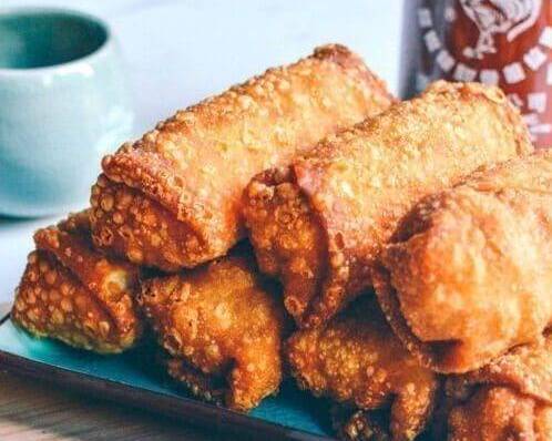 Order Pork Egg Rolls (2 pcs) food online from Wow Wings & Hibachi store, Spartanburg on bringmethat.com