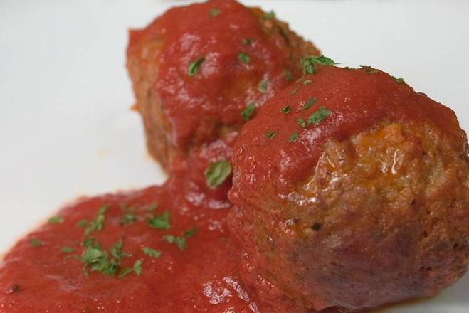 Order Mom's Meatballs (2 pcs) food online from NYPD Pizza store, Orlando on bringmethat.com