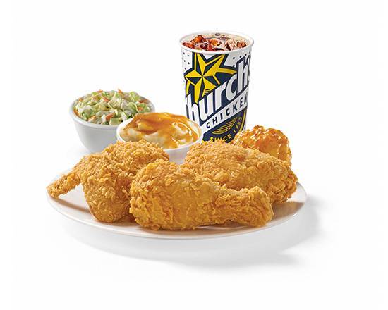 Order 3 Piece Mixed Chicken Combo food online from Church Chicken store, Rosenberg on bringmethat.com