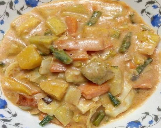 Order Navaratan Korma food online from Tandoorish Indian Cuisine Restaurant store, Houston on bringmethat.com