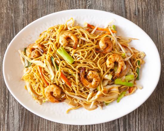Order Shrimp Fried Noodle food online from Wasabi Japanese Noodle House store, Los Angeles on bringmethat.com