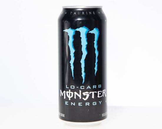 Order Monster Energy Lo-Carb (16 oz) food online from Shell store, Tampa on bringmethat.com