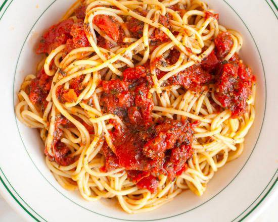 Order Spaghetti with Meat Sauce Pasta food online from Olympia Pizza & Spaghetti House store, Seattle on bringmethat.com