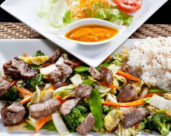 Order Beef-Itame food online from Akashi Japanese Restaurant store, Miami on bringmethat.com