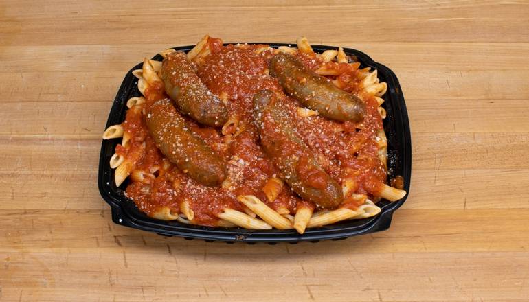 Order Pasta Bucket with 4 Sausages with Sauce food online from Amato's store, Portland on bringmethat.com