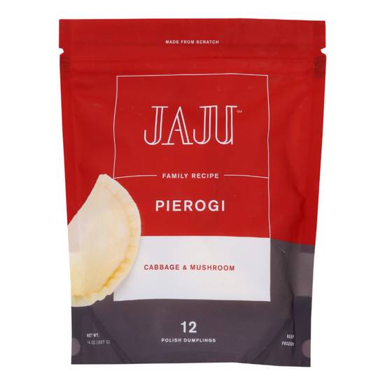Order Jaju Pierogi Cabbage and Mushroom Pierogies 14oz food online from Everyday Needs by Gopuff store, Boston on bringmethat.com
