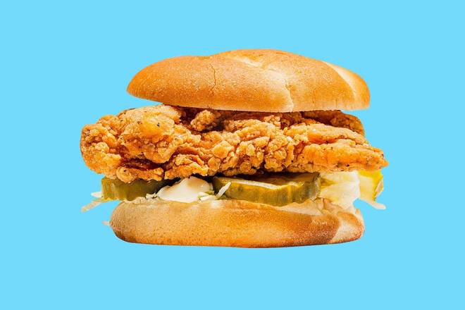 Order Crispy Chicken Tender Sandwich food online from Mrbeast Burger store, Jacksonville on bringmethat.com