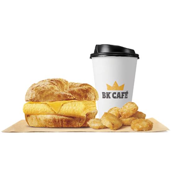 Order Egg & Cheese CROISSAN WICH® Meal food online from Burger King store, Nashville on bringmethat.com