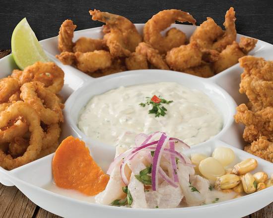 Order Seafood Sampler food online from La Granja store, North Miami Beach on bringmethat.com