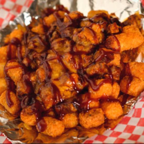 Order Brisket Chili Tots food online from Smoker Dogs store, Tempe on bringmethat.com