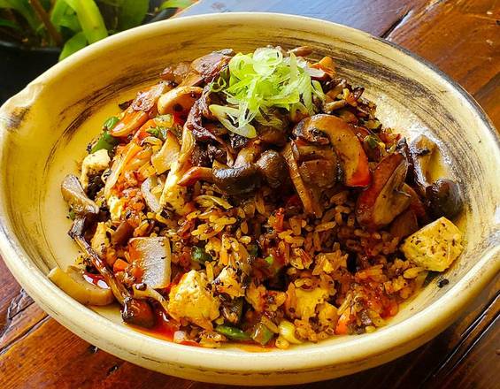 Order Mushroom Duxelle Fried Rice food online from Pinwheel Garden store, Jersey City on bringmethat.com