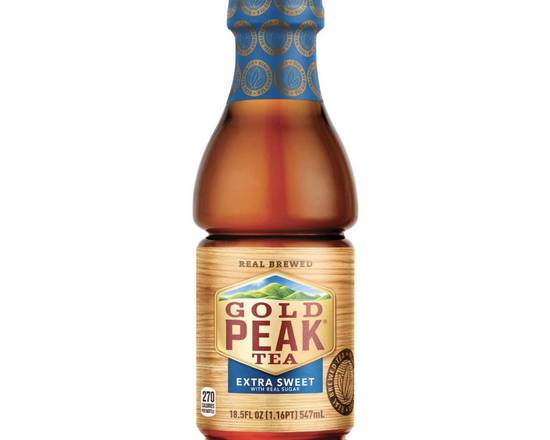 Order Gold Peak Tea (Sweet) food online from Hawk Donuts store, Heath on bringmethat.com