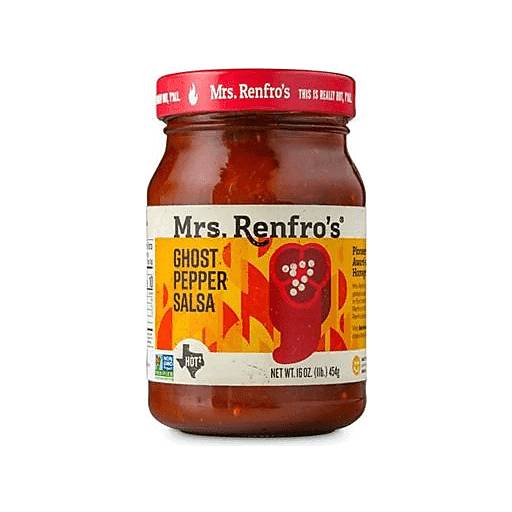Order Mrs. Renfro's Ghost Pepper Salsa 16oz food online from Everyday Needs by Gopuff store, Thousand Oaks on bringmethat.com