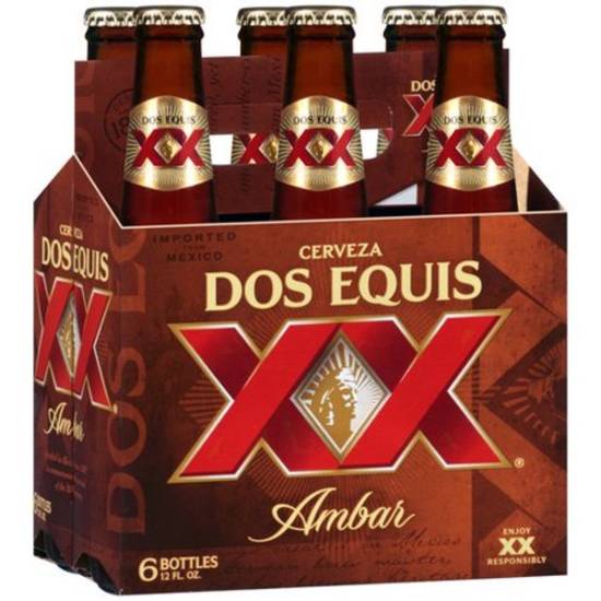 Order DOS EQUIS AMBAR 6PK-12OZ BTLS food online from Rocky Liquor store, Claremont on bringmethat.com