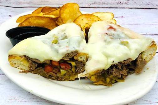 Order Chi-Tower Beef food online from Selma Chicago Pizzeria store, Rancho Santa Margarita on bringmethat.com