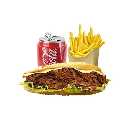 Menu sandwich grec