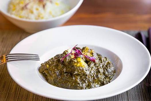 Order Saag Paneer food online from Natraj's Indian Bistro store, Rancho Santa Margarita on bringmethat.com