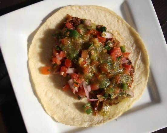 Order Carnitas Taco food online from Red Star Taco Bar store, Tacoma on bringmethat.com