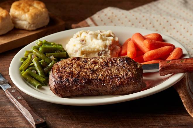 Order Grilled Sirloin Steak* food online from Cracker Barrel Old Country Store store, Somerset on bringmethat.com