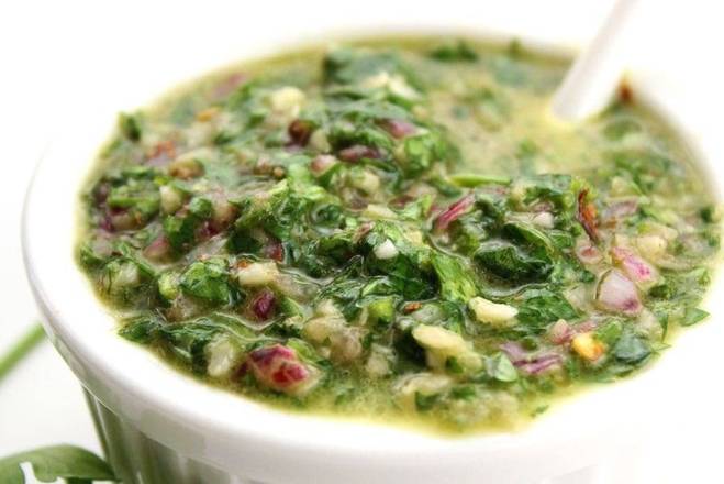 Order chimichurri small  food online from Francescas Pasta Market & Empanadas store, Aspen on bringmethat.com