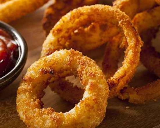 Order Onion Rings food online from The Mad Claw store, Rancho Cucamonga on bringmethat.com