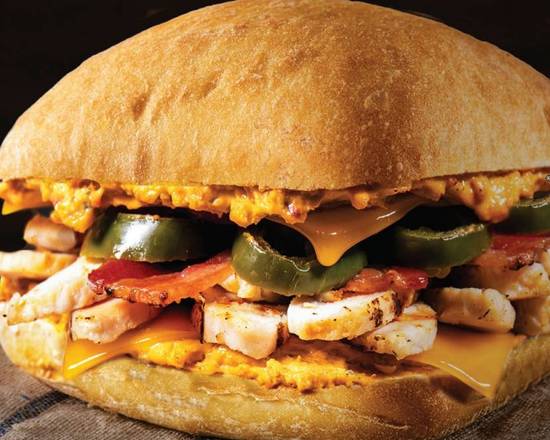 Order Spicy Chicken Ciabatta Sandwich food online from Einstein Bros Bagels store, Palm Harbor on bringmethat.com