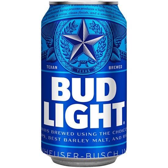 Order Bud Light, 6pk-12oz can beer (4.2% ABV) food online from Party Time Liquor store, San Diego on bringmethat.com