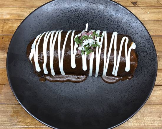Order Mole Burrito  food online from Mi Ranchito store, Santa Rosa on bringmethat.com