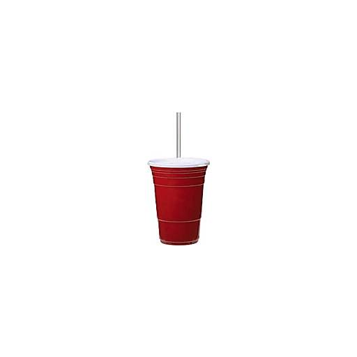 Order RED CUP LIVING CUP W/ LID & ST (24 OZ) 110066 food online from Bevmo! store, Albany on bringmethat.com