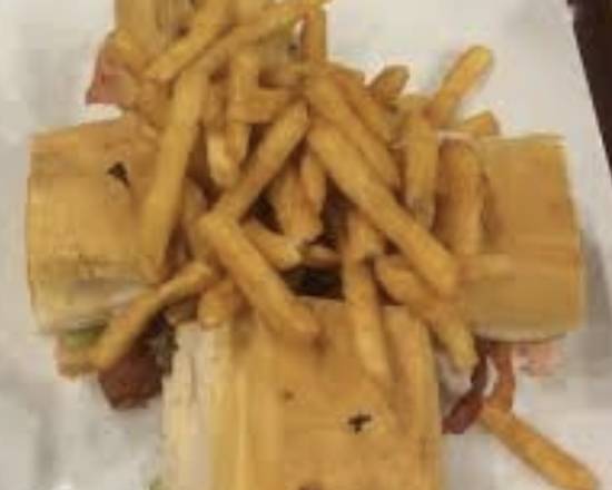 Order Sandwich Croqueta Especial food online from Arepa One store, Hialeah on bringmethat.com