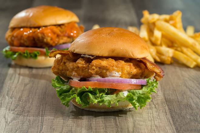 Order BUTTERMILK FRIED CHICKEN SANDWICH food online from Glory Days Grill store, Glen Burnie on bringmethat.com