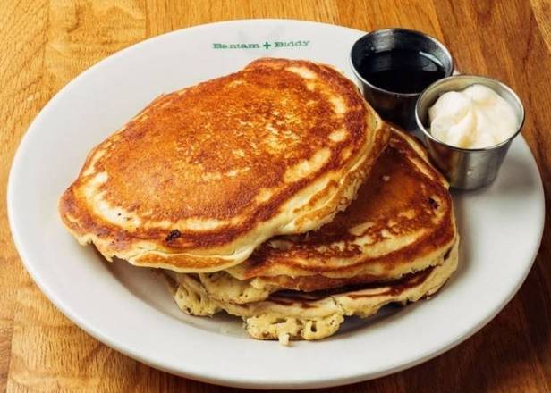 Order Buttermilk Pancakes food online from Bantam + Biddy store, Chattanooga on bringmethat.com