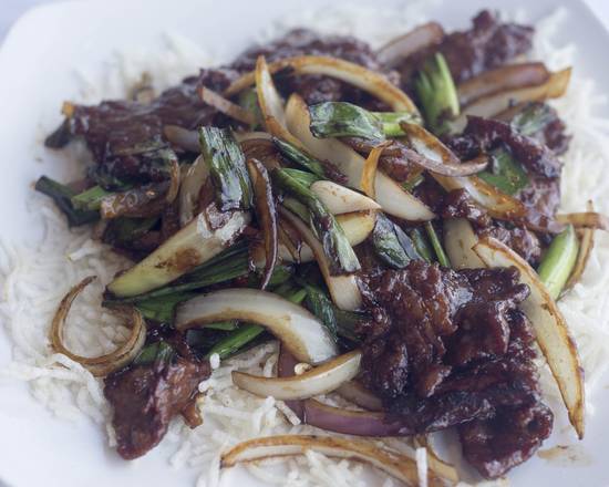 Order Mongolian Beef 葱爆牛肉 food online from Spring Garden store, Washington on bringmethat.com
