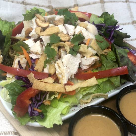 Order Big Thai Chicken Salad food online from Little Lois Cafe store, Salem on bringmethat.com